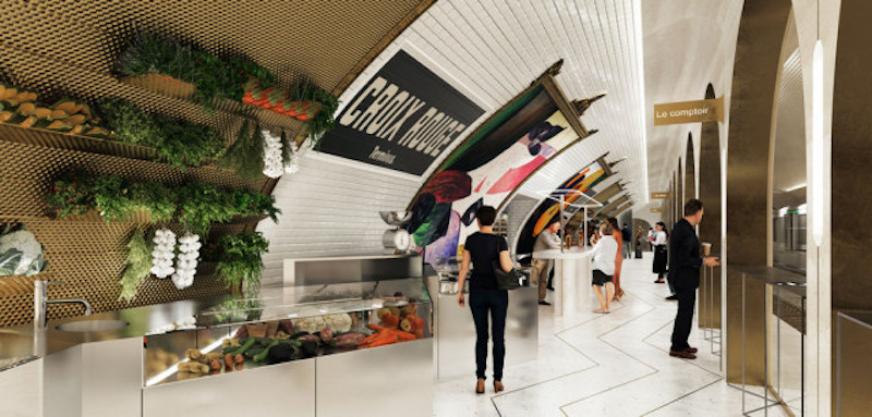 Croix Rouge Metro Station Will Be Transformed Into A Stylish Bar