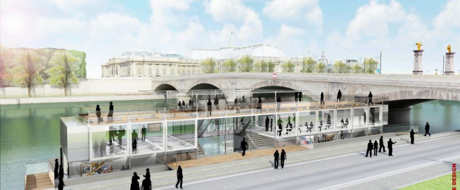 Fluctuart, The Floating Urban Art Centre in Paris