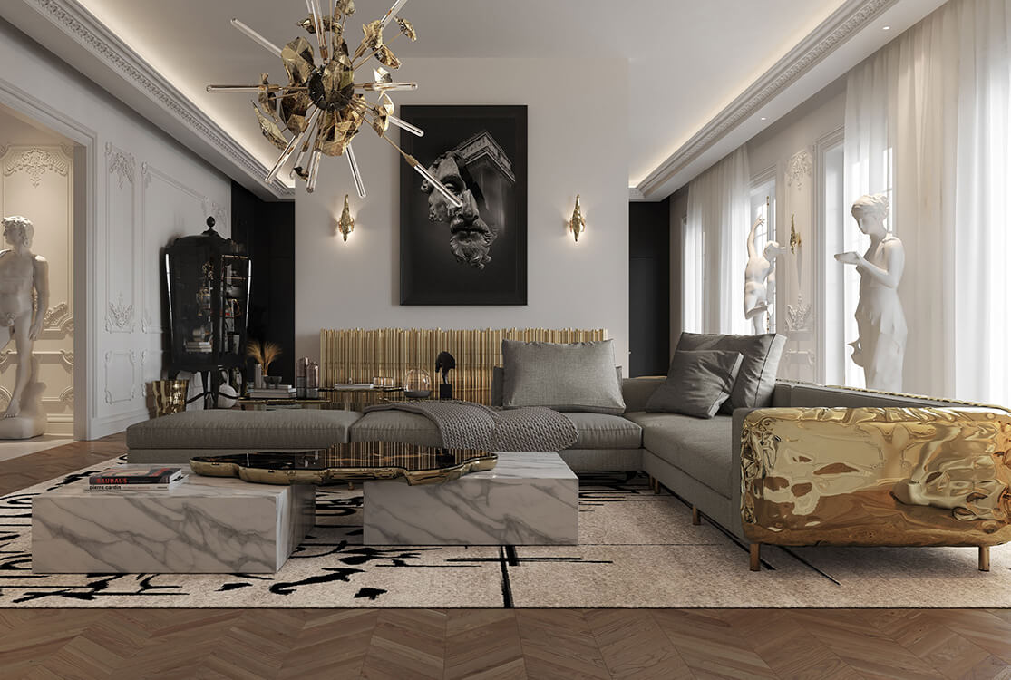 Interior Design Inspiration: Parisian Multi-Million Dollar Luxury Penthouse