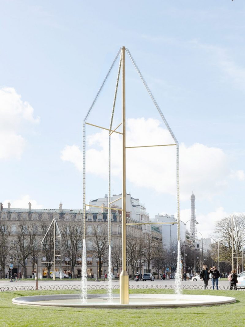 Bouroullec Brothers Transform Paris Fountains With Swarovski Crystals