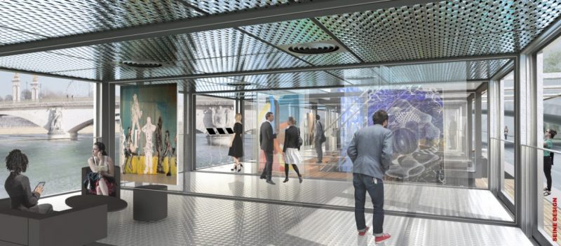 Fluctuart, The Floating Urban Art Centre in Paris