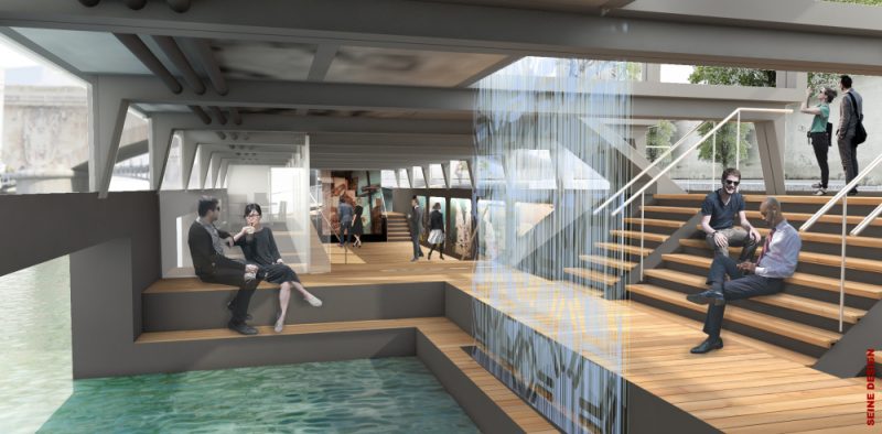 Fluctuart, The Floating Urban Art Centre in Paris