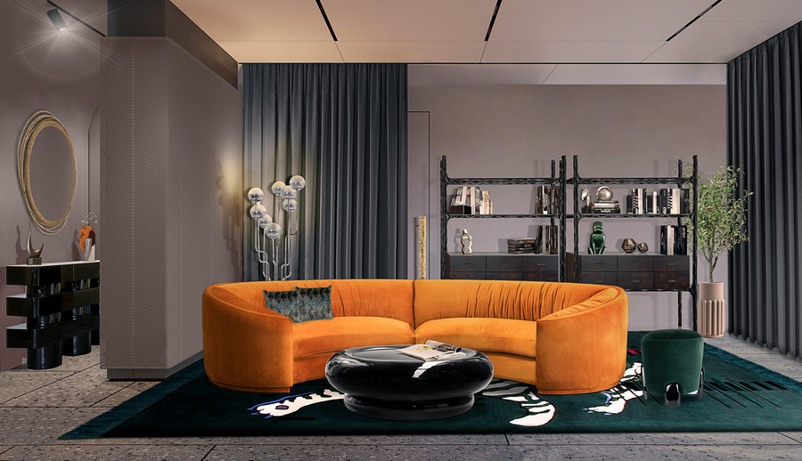 Modern Living Room Decor: Bold Colors To Embrace