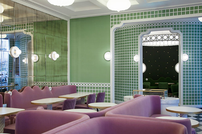 The Whimsical Interiors of a Geneva Hotel Designed by India Mahdavi