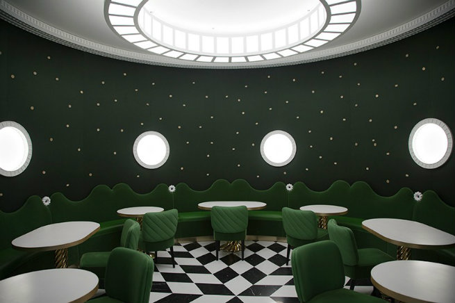 The Whimsical Interiors of a Geneva Hotel Designed by India Mahdavi
